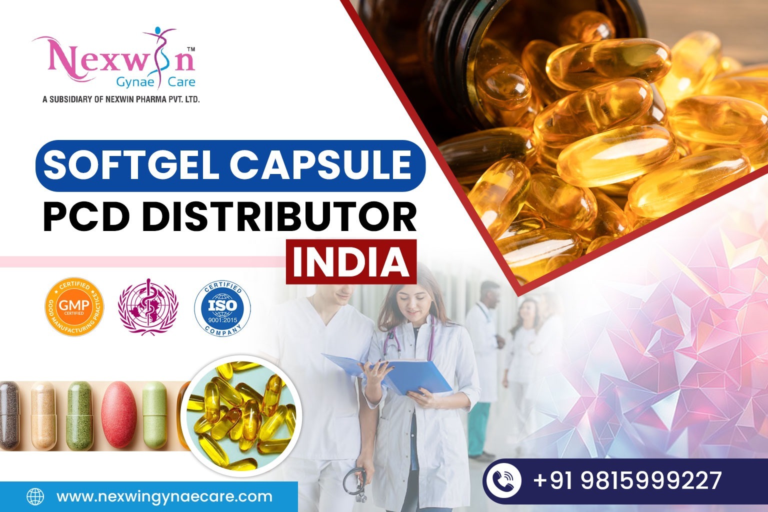 Softgel Capsule PCD Distributor India